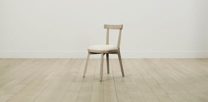 The Allen  - Italian Bouclé White Dining Chair
