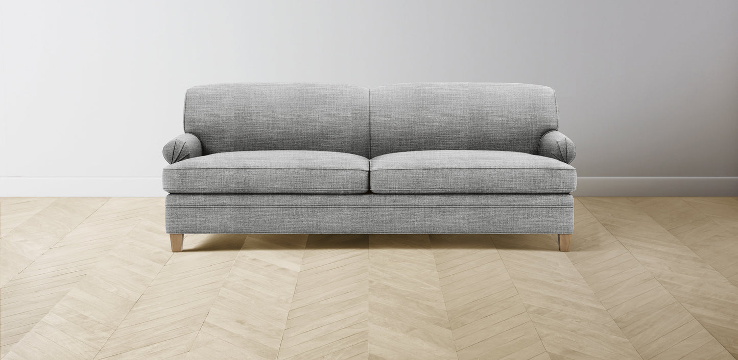The Carmine  - Performance Textured Tweed Alpine Sofa