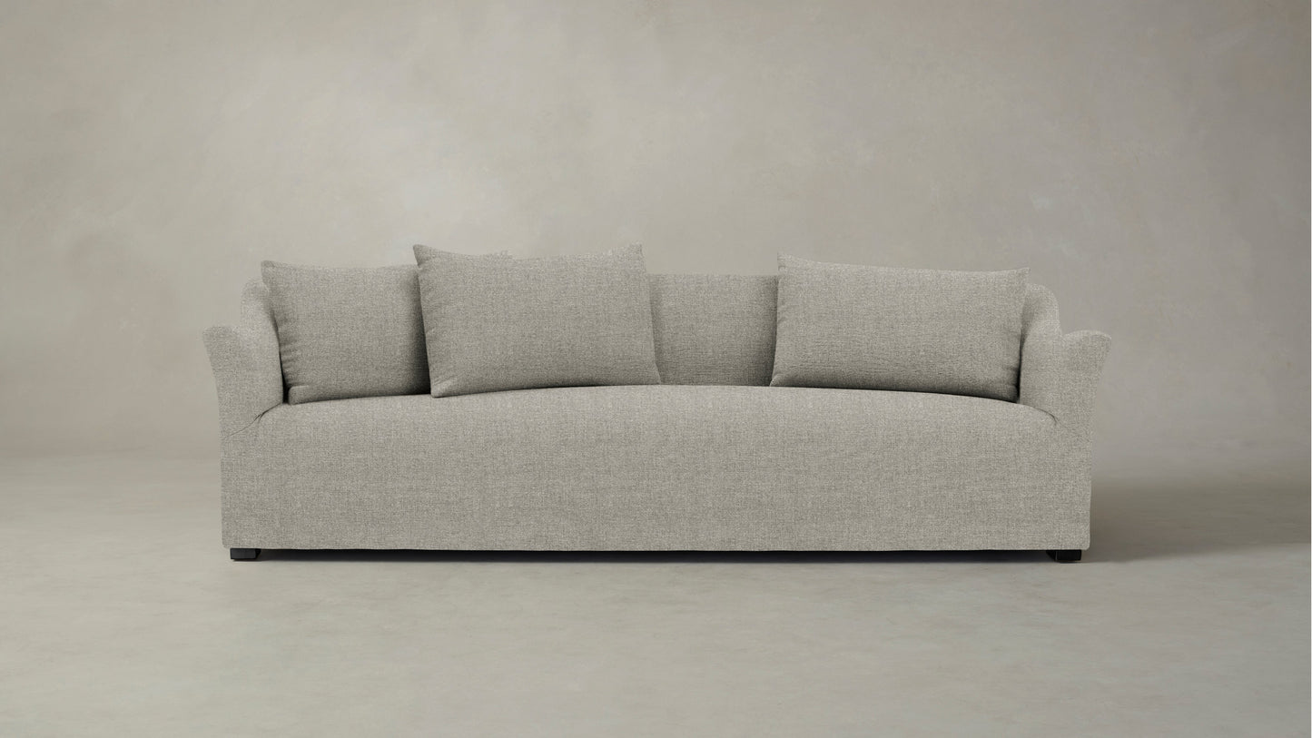 The Lenox  - Performance Basketweave Pebble Sofa